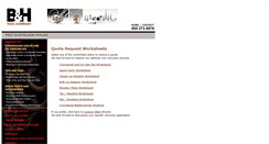 Desktop Screenshot of bhtoolworksheets.com